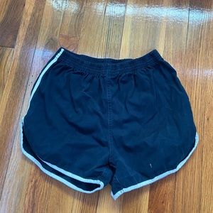 Blue and white shorts